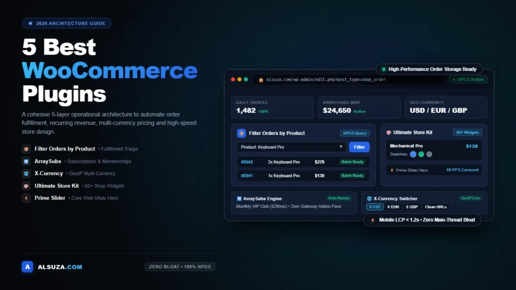 5 Best WooCommerce Plugins - 2026 Core Architecture Stack